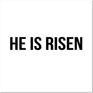 He Is Risen Cool Motivational Easter Christian Posters and Art